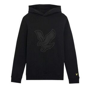Lyle & Scott Childrens/Kids Logo Hoodie / Black